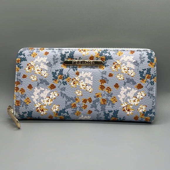 Steve Madden Grey Multi ZA SLG Wallet - Picture 1 of 3